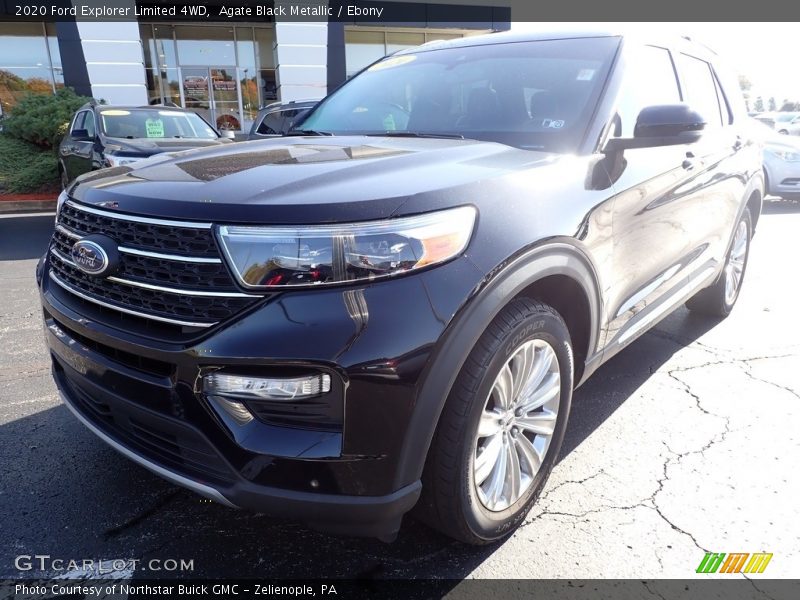 Agate Black Metallic / Ebony 2020 Ford Explorer Limited 4WD