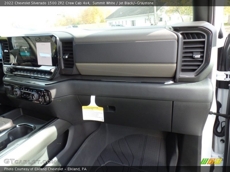 Summit White / Jet Black/­Graystone 2022 Chevrolet Silverado 1500 ZR2 Crew Cab 4x4