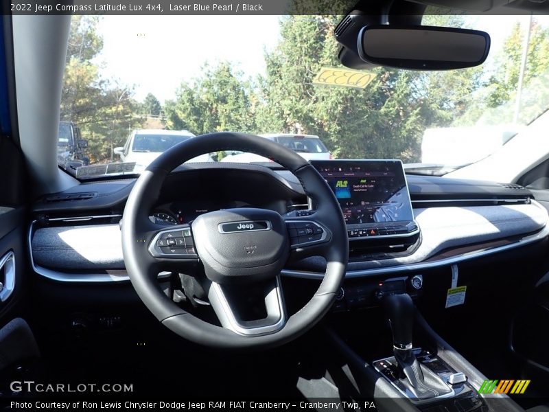 Laser Blue Pearl / Black 2022 Jeep Compass Latitude Lux 4x4