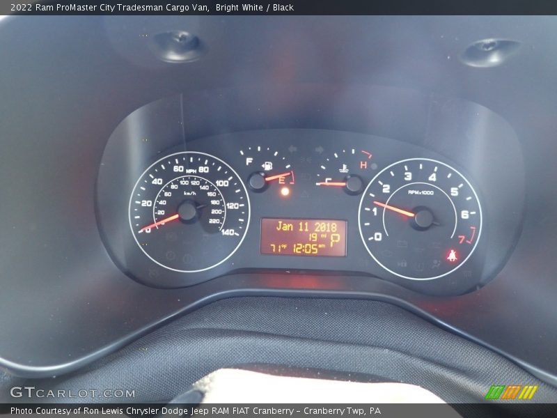  2022 ProMaster City Tradesman Cargo Van Tradesman Cargo Van Gauges