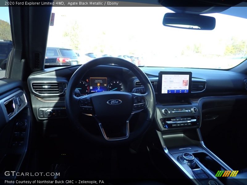 Agate Black Metallic / Ebony 2020 Ford Explorer Limited 4WD