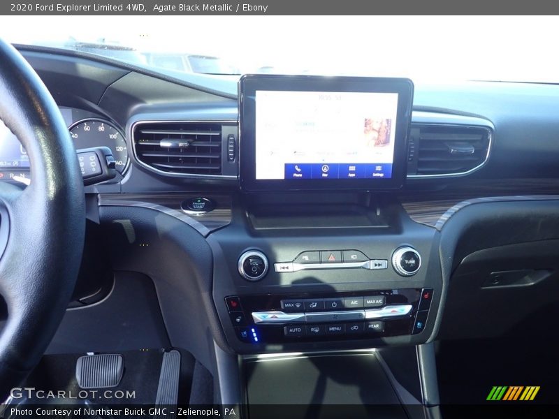 Agate Black Metallic / Ebony 2020 Ford Explorer Limited 4WD