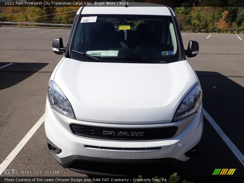 Bright White / Black 2022 Ram ProMaster City Tradesman Cargo Van