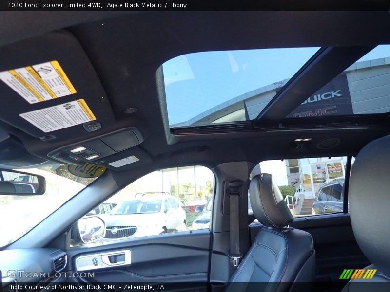 Agate Black Metallic / Ebony 2020 Ford Explorer Limited 4WD