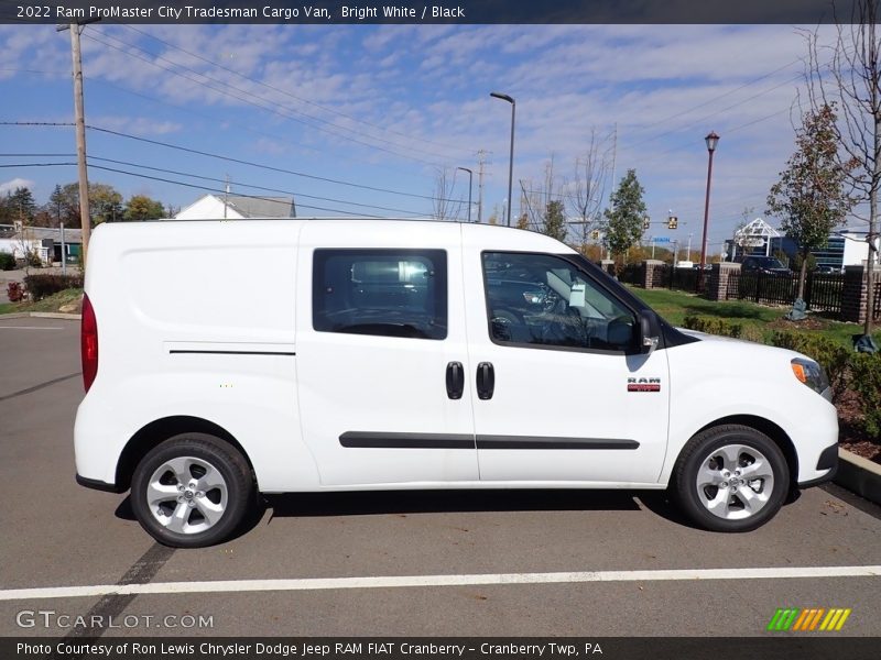 Bright White / Black 2022 Ram ProMaster City Tradesman Cargo Van