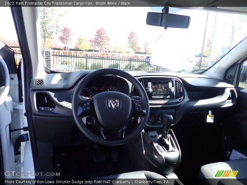 Bright White / Black 2022 Ram ProMaster City Tradesman Cargo Van