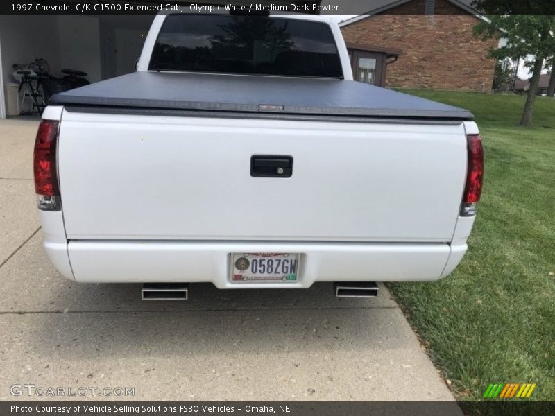 Olympic White / Medium Dark Pewter 1997 Chevrolet C/K C1500 Extended Cab