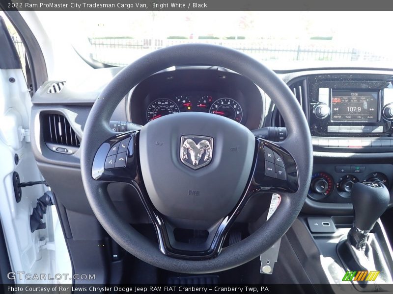 Bright White / Black 2022 Ram ProMaster City Tradesman Cargo Van