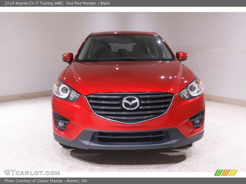 Soul Red Metallic / Black 2016 Mazda CX-5 Touring AWD