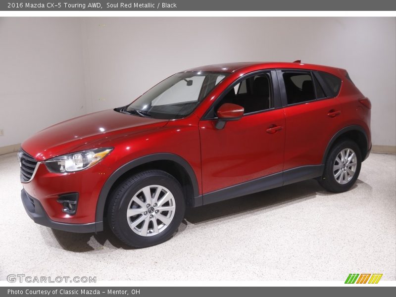Soul Red Metallic / Black 2016 Mazda CX-5 Touring AWD