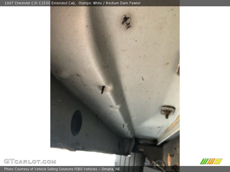 Olympic White / Medium Dark Pewter 1997 Chevrolet C/K C1500 Extended Cab