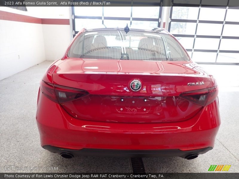 Alfa Rosso (Red) / Black/Tan 2023 Alfa Romeo Giulia Sprint