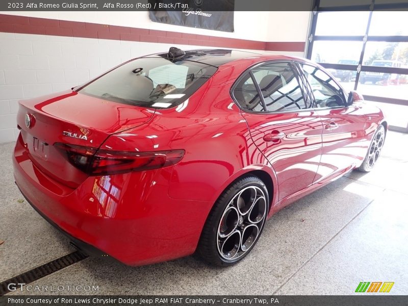 Alfa Rosso (Red) / Black/Tan 2023 Alfa Romeo Giulia Sprint