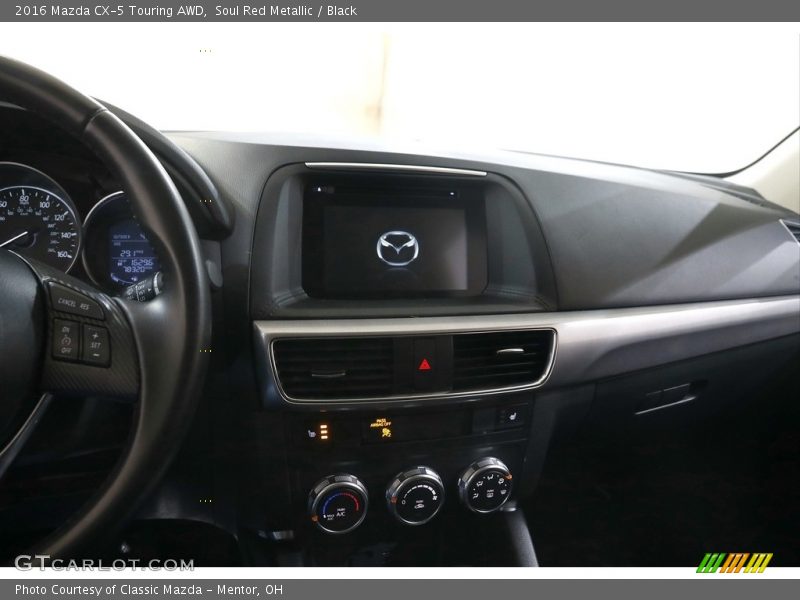 Soul Red Metallic / Black 2016 Mazda CX-5 Touring AWD