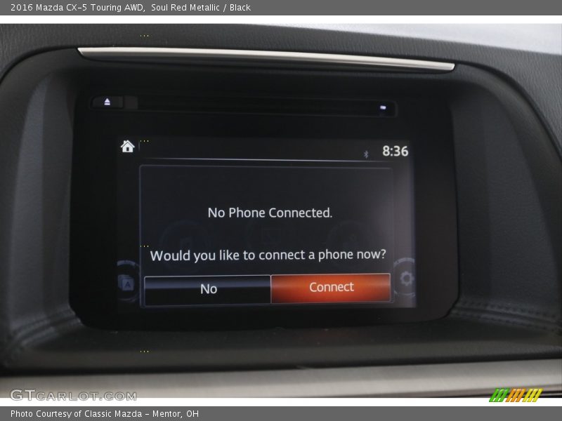 Soul Red Metallic / Black 2016 Mazda CX-5 Touring AWD