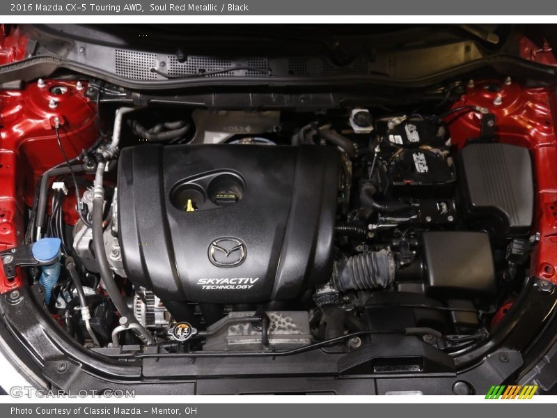 Soul Red Metallic / Black 2016 Mazda CX-5 Touring AWD