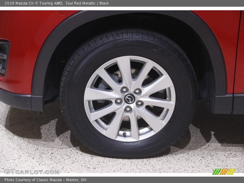 Soul Red Metallic / Black 2016 Mazda CX-5 Touring AWD