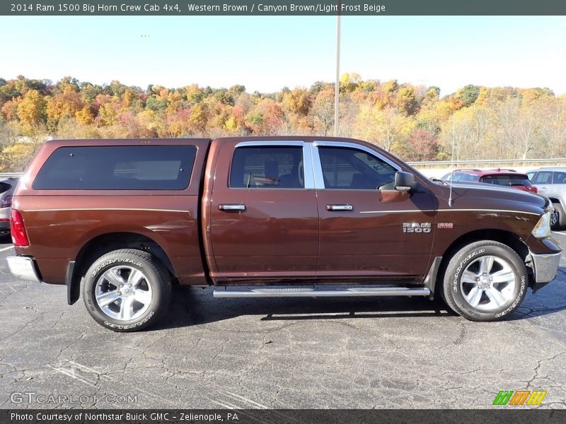 Western Brown / Canyon Brown/Light Frost Beige 2014 Ram 1500 Big Horn Crew Cab 4x4