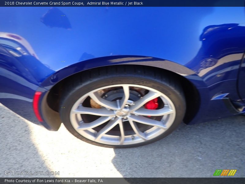 Admiral Blue Metallic / Jet Black 2018 Chevrolet Corvette Grand Sport Coupe