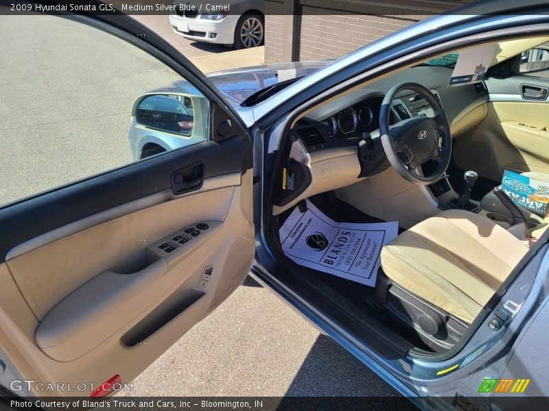 Medium Silver Blue / Camel 2009 Hyundai Sonata GLS