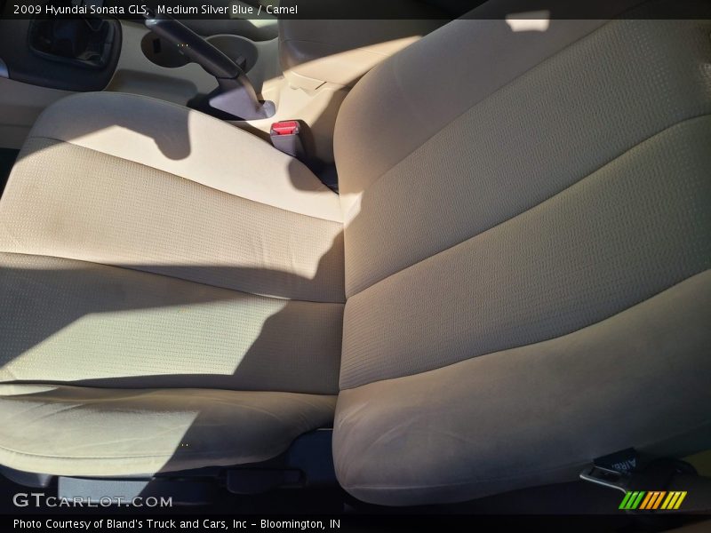 Medium Silver Blue / Camel 2009 Hyundai Sonata GLS