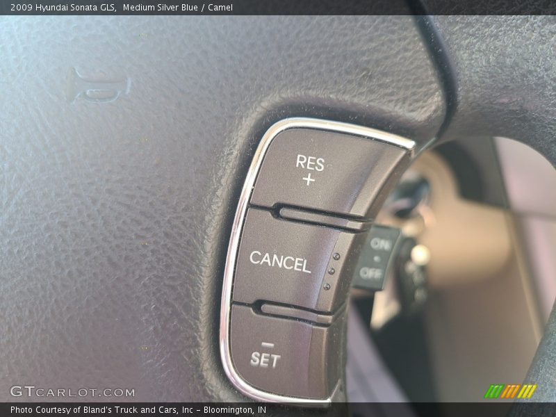Medium Silver Blue / Camel 2009 Hyundai Sonata GLS