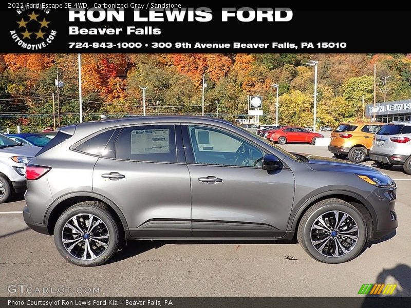 Carbonized Gray / Sandstone 2022 Ford Escape SE 4WD