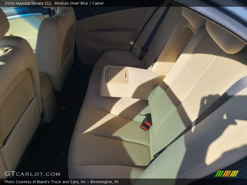 Medium Silver Blue / Camel 2009 Hyundai Sonata GLS