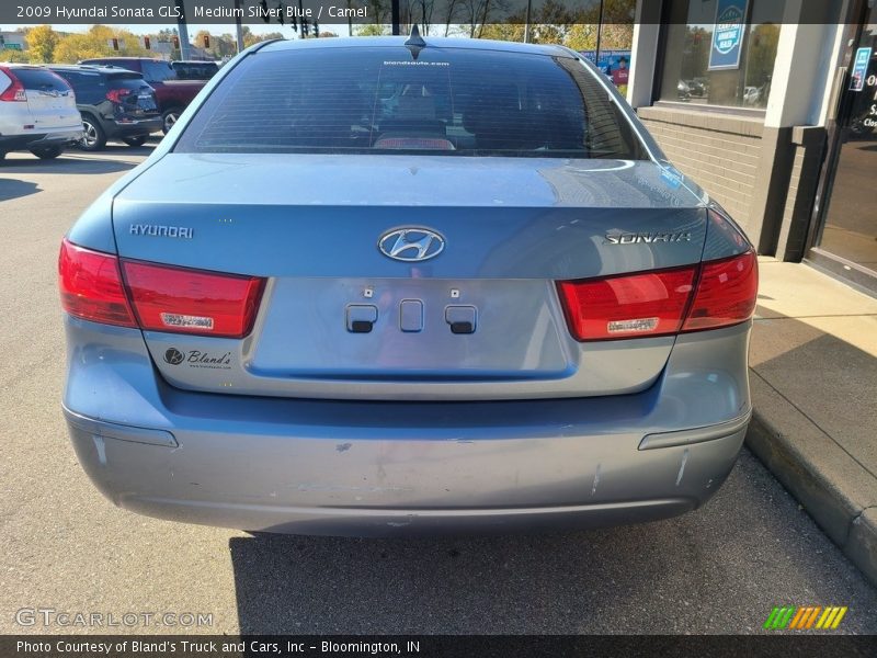 Medium Silver Blue / Camel 2009 Hyundai Sonata GLS