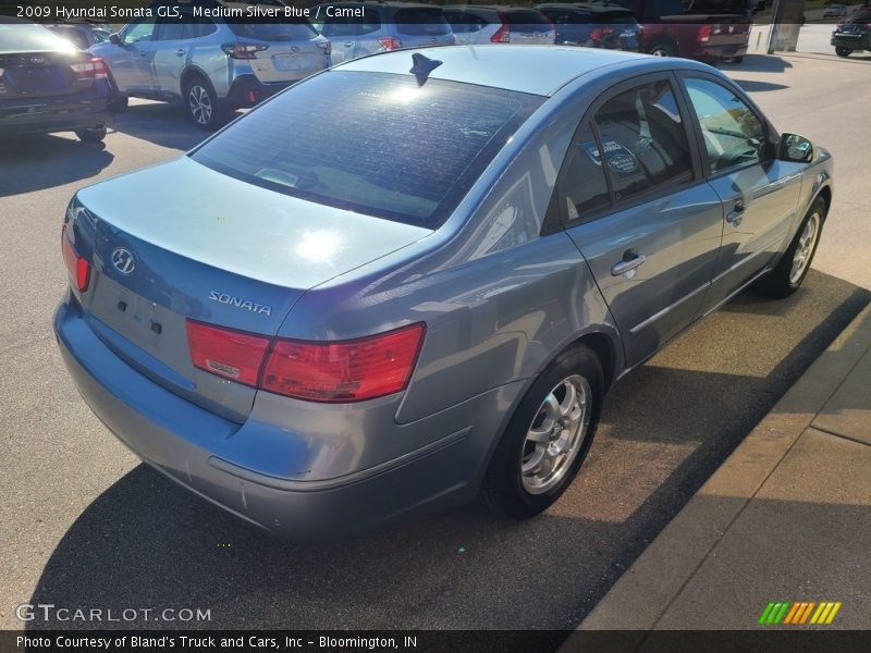 Medium Silver Blue / Camel 2009 Hyundai Sonata GLS