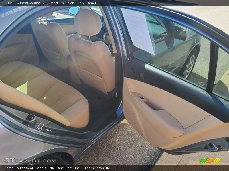 Medium Silver Blue / Camel 2009 Hyundai Sonata GLS