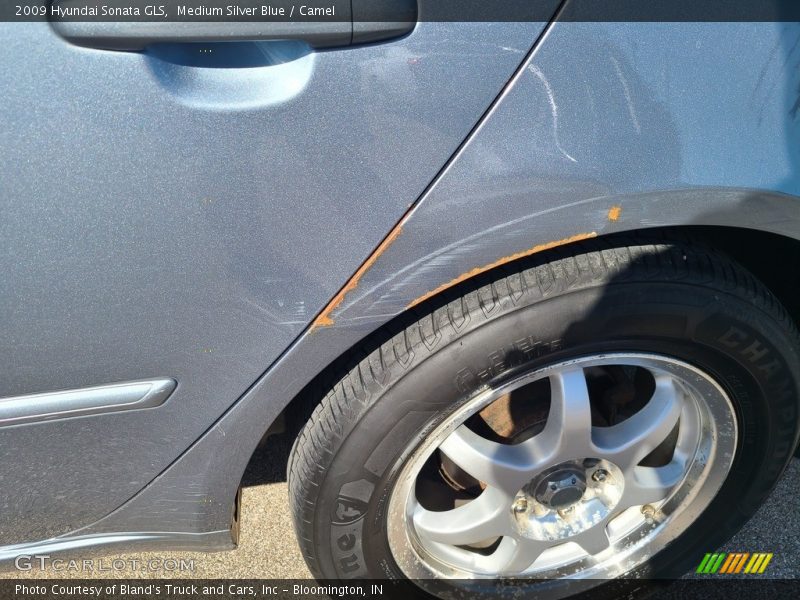 Medium Silver Blue / Camel 2009 Hyundai Sonata GLS