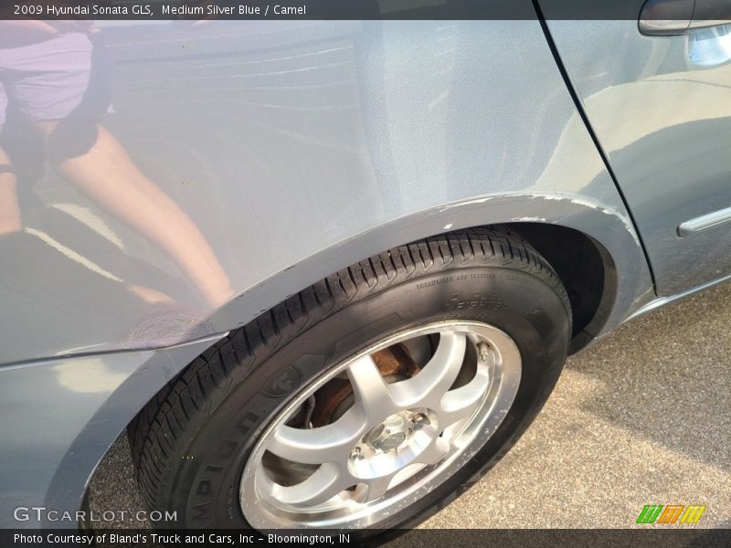 Medium Silver Blue / Camel 2009 Hyundai Sonata GLS