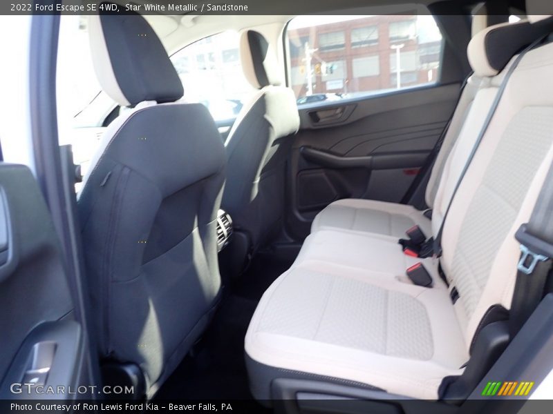 Star White Metallic / Sandstone 2022 Ford Escape SE 4WD