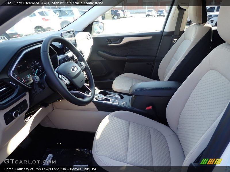 Star White Metallic / Sandstone 2022 Ford Escape SE 4WD