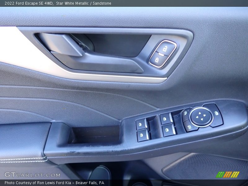 Star White Metallic / Sandstone 2022 Ford Escape SE 4WD