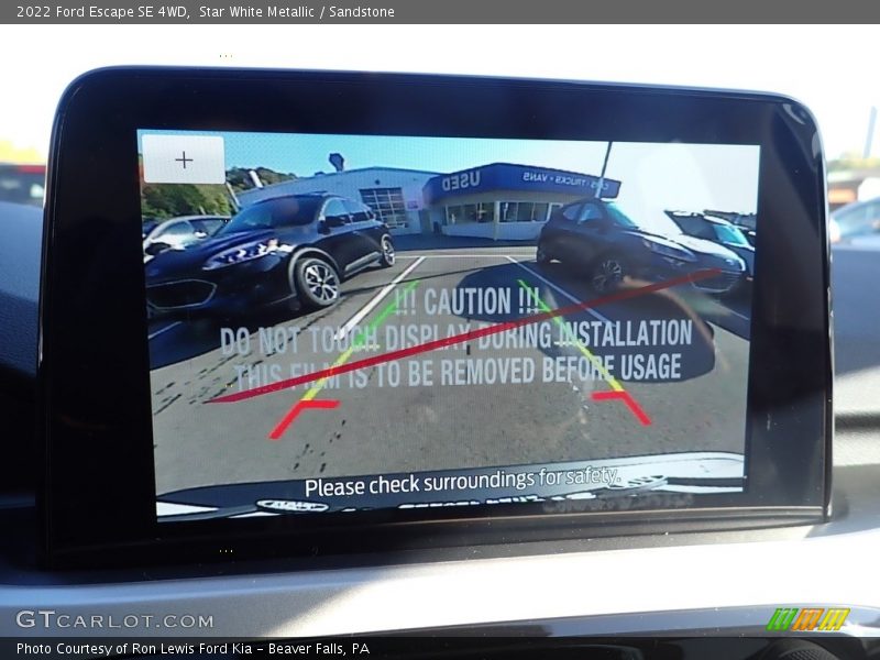 Star White Metallic / Sandstone 2022 Ford Escape SE 4WD