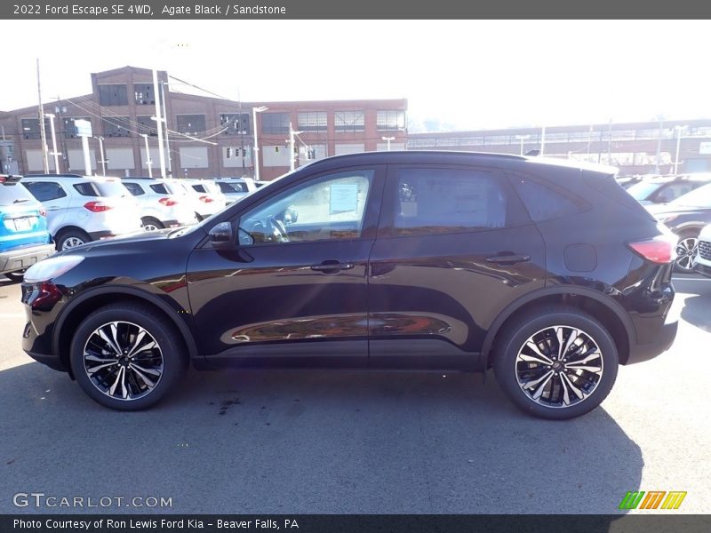 Agate Black / Sandstone 2022 Ford Escape SE 4WD