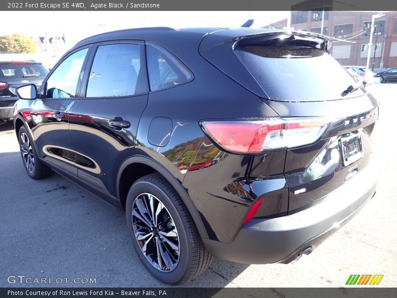 Agate Black / Sandstone 2022 Ford Escape SE 4WD