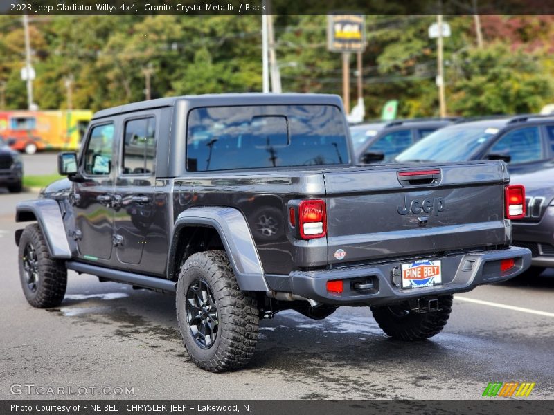 Granite Crystal Metallic / Black 2023 Jeep Gladiator Willys 4x4