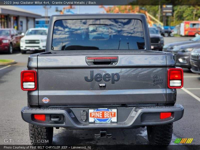 Granite Crystal Metallic / Black 2023 Jeep Gladiator Willys 4x4