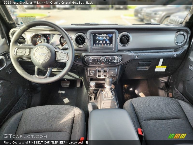 Granite Crystal Metallic / Black 2023 Jeep Gladiator Willys 4x4