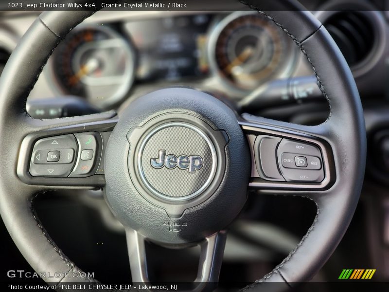 Granite Crystal Metallic / Black 2023 Jeep Gladiator Willys 4x4