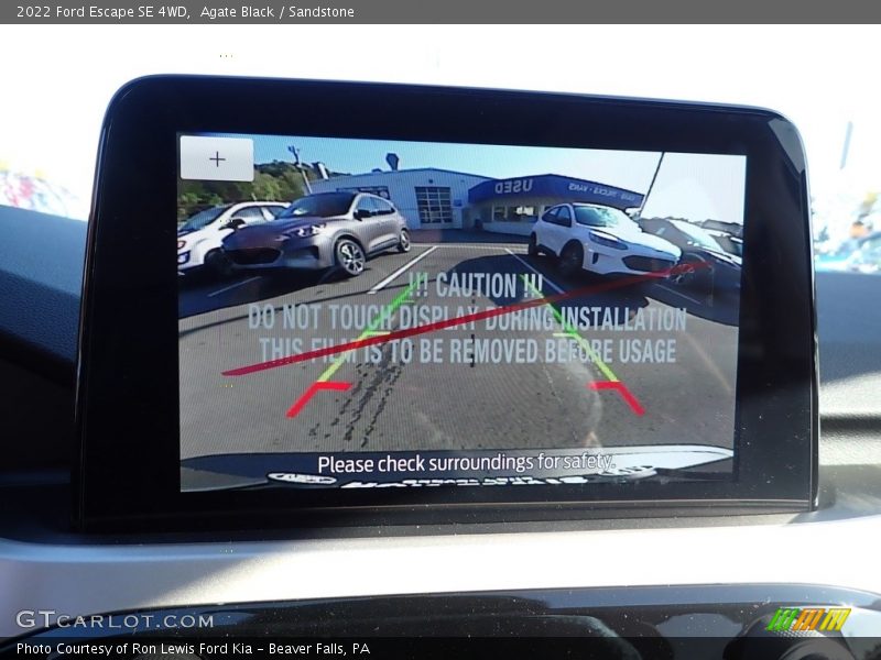 Agate Black / Sandstone 2022 Ford Escape SE 4WD