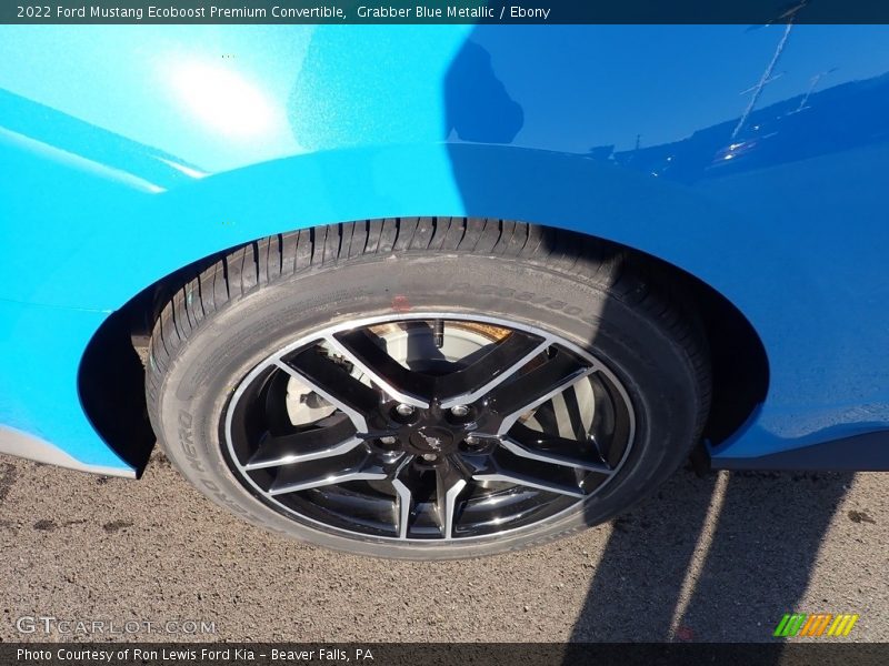 Grabber Blue Metallic / Ebony 2022 Ford Mustang Ecoboost Premium Convertible