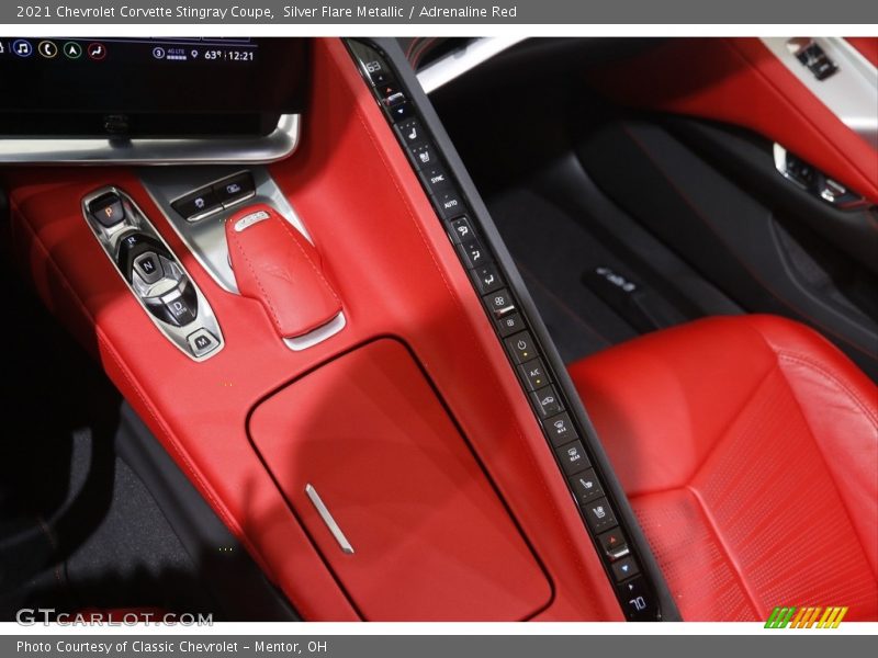 Controls of 2021 Corvette Stingray Coupe