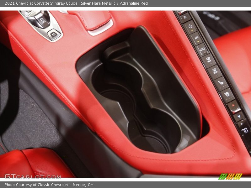 Silver Flare Metallic / Adrenaline Red 2021 Chevrolet Corvette Stingray Coupe