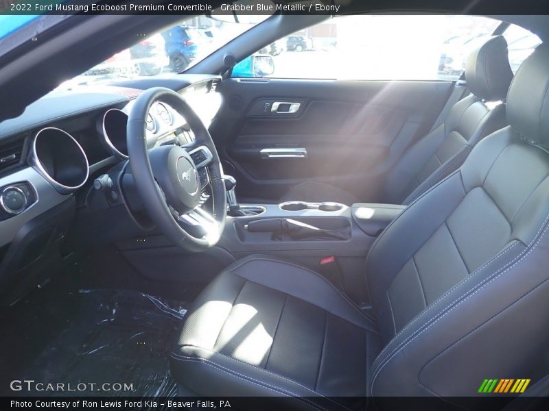Grabber Blue Metallic / Ebony 2022 Ford Mustang Ecoboost Premium Convertible