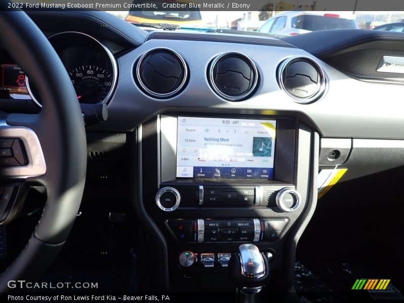 Grabber Blue Metallic / Ebony 2022 Ford Mustang Ecoboost Premium Convertible