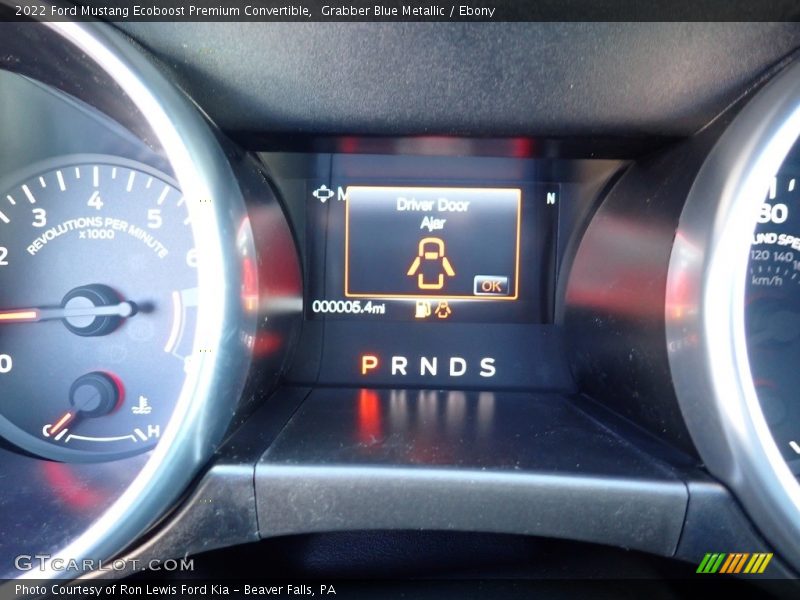 Grabber Blue Metallic / Ebony 2022 Ford Mustang Ecoboost Premium Convertible